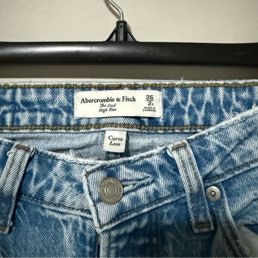 Abercrombie & fitch The Dad High Rise Curve love 26/2 Regular - Picture 5 of 6